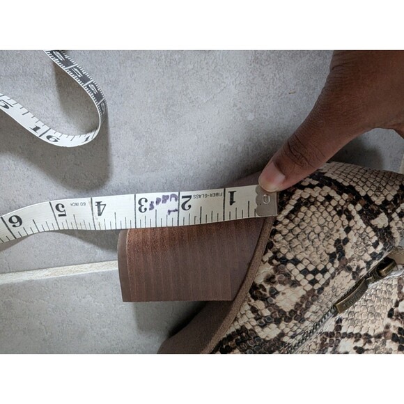 Michael Shannon Snake print Ginnie Ankle boots Size 10 - Picture 10 of 12